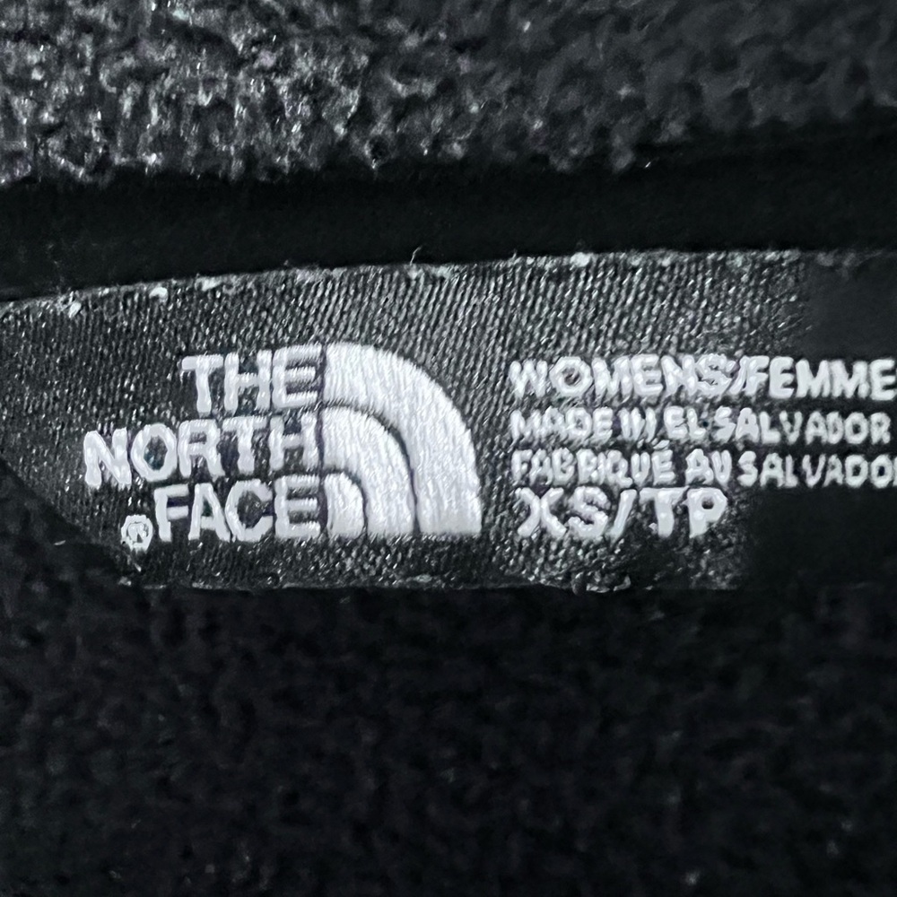 The North Face Black Fleece Jacket Womens Small EUC zip up - Picture 3 of 4